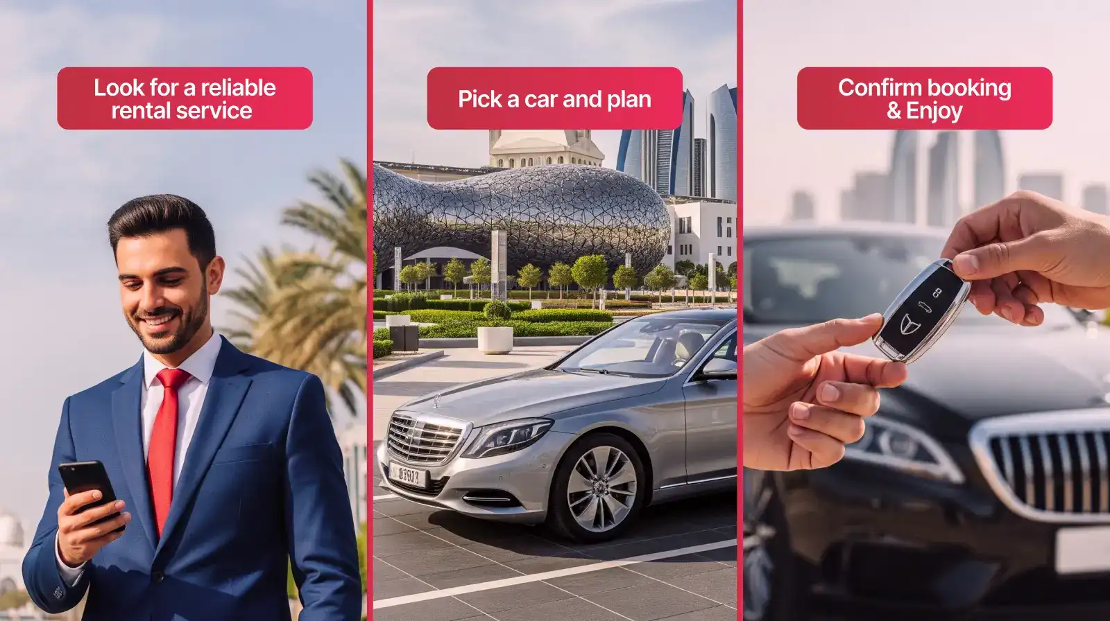 Rent a Car with Driver in Abu Dhabi