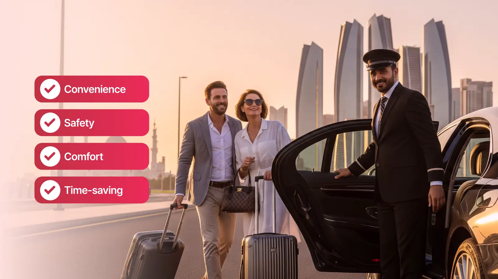 Hire Car with Driver in Abu Dhabi