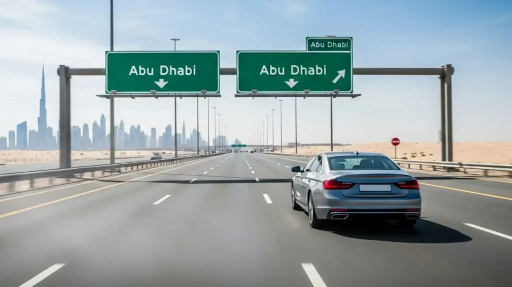 Dubai to Abu Dhabi by Rental Car 